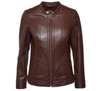 Lederjacke JCC "31024018", Damen, Gr. XS, rot, Obermaterial 100% Lammleder; Futter 65% Polyester; 35% Baumwolle; Ärmelfutter: 100% Polyester, Jacken (63908449-XS) rot