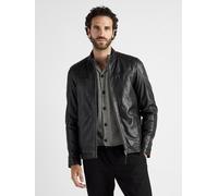 Lederjacke JCC "31024024", Herren, Gr. 52, schwarz, Obermaterial: 100% Lammleder; Innenfutter: 100% Baumwolle; Ärmelfutter: 100% Polyester, Jacken (75742402-52) schwarz