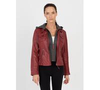 Lederjacke JCC "31024028" Gr. 42, rot (red) Damen Jacken (41951023-42) red