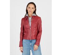 Lederjacke JCC "31024030", Damen, Gr. 36, rot, Obermaterial: 100% Lammleder; Futter: 70% Baumwolle, 30% Polyester, Jacken (10193962-36) rot