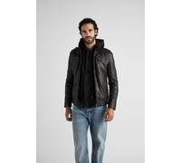 JCC Lederjacke inklusive abnehmbarer Kapuze 40750 48 braun Herren Lederjacken Jacken Mäntel 48 brown