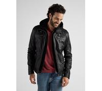 Lederjacke JCC "40750", Herren, Gr. 56, schwarz, Obermaterial: 100% Lammnappa; Futter: 100% Baumwolle; Ärmelfutter: 100% Polyester, Jacken (55437759-56) schwarz