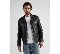 Lederjacke JCC "51195", Herren, Gr. 56, braun, Oberstoff: 100% Lammleder; Futter: 100% Polyester, mit Knopf, Jacken (70385512-56) braun