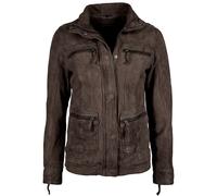 Lederjacke JCC "7081002-2", Damen, Gr. M, braun, Obermaterial: 100% Leder; Futter: 100% Polyester; Lining: 100% Baumwolle, Jacken (99269004-M) braun