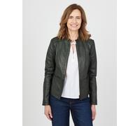 JCC Lederjacke Era, mit Steppnähten an den Schultern 36 grün Damen Lederjacken Jacken Mäntel 36 green