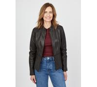 JCC Lederjacke »Era« mit Steppnähten an den Schultern, brown