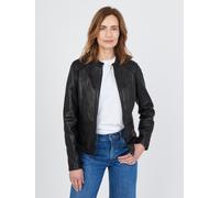 JCC Lederjacke »Era« mit Steppnähten an den Schultern, black