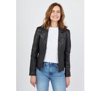 Lederjacke JCC "Erijona", Damen, Gr. 40, grau, Oberstoff: 100% Lammnappa-Leder / Futter. 100% Polyester, Jacken (49508222-40) grau