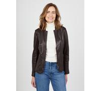 JCC Lederjacke Lida, kurzer Reißverschluss 40 braun Damen Lederjacken Jacken Mäntel 40 brown