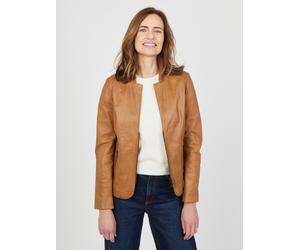 Lederjacke JCC "Lida", Damen, Gr. 42, braun (cognac), Obermaterial: 100% Lammnappa. Futter: 100% Polyester, Jacken (76035247-42) cognac