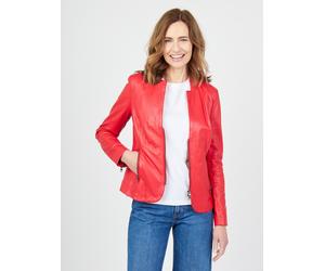 Lederjacke JCC "Lida", Damen, Gr. 42, rot, Obermaterial: 100% Lammnappa; Futter: 100% Polyester, Jacken (66988008-42) rot