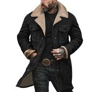 Lederjacke Kapuze Biker Blend Elegant Men Winter Jacket Collegejacke Kurz Baseball Herren Jacke Lammfelljacke Jacket Arbeits Kapuze Wildlederjacke Herren Schwarz XXL