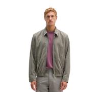 Lederjacke MARC O'POLO "aus weichem Velours-Ziegenleder", Herren, Gr. 54, grau (graphite dust), Obermaterial: 100% Leder. Futter: 100% Polyester, unifarben, regular fit, Manschette, Jacken (56040405-5