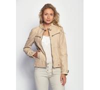 Lederjacke MAZE "31Ryana", Damen, Gr. 3XL, beige, Obermaterial: 100% Lammleder. Futter: 100% Baumwolle. Ärmelfutter: 100% Polyester, Jacken (95769957-XXXL) beige