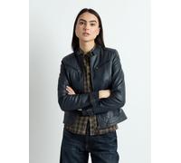 Lederjacke MAZE "31Ryana", Damen, Gr. 3XL, blau (navy), Obermaterial: 100% Lammleder. Futter: 100% Baumwolle. Ärmelfutter: 100% Polyester, Jacken (29006217-XXXL) navy