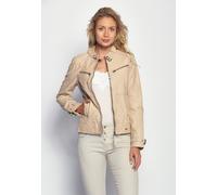 Lederjacke MAZE "31Ryana", Damen, Gr. S, beige, Obermaterial: 100% Lammleder; Futter: 100% Baumwolle; Ärmelfutter: 100% Polyester, Jacken (95769957-S) beige