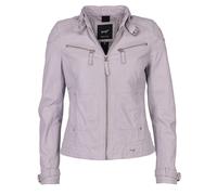 Lederjacke MAZE "31Ryana", Damen, Gr. XXL, blau (sky), Obermaterial: 100% Leder, Lamm / Futter: 100% Baumwolle / Ärmelfutter: 100% Polyester, Jacken (14464631-XXL) sky