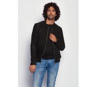 Lederjacke MAZE "4201970", Herren, Gr. M, schwarz, Obermaterial: 100% Lammnappaleder; Futter: 100% Baumwolle; Ärmelfutter: 100% Polyester, ohne Bündchen, Jacken (61160066-M) schwarz