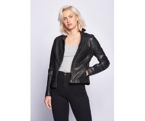 Lederjacke MAZE "42020112", Damen, Gr. S, schwarz, Obermaterial: 100% Lammleder. Futter: 100% Polyester, Jacken (50996440-S) schwarz