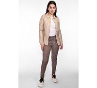 Lederjacke MAZE "42020134" Gr. XL, beige (sand) Damen Jacken (56563225-XL) sand