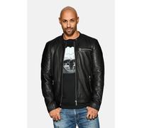 Lederjacke MAZE "42020524", Herren, Gr. 3XL, schwarz, Obermaterial: 100% Leder, Lamm / Innenfutter: 100% Baumwolle / Ärmelfutter: 100% Polyester, ohne Bündchen, Jacken (98680468-XXXL) schwarz
