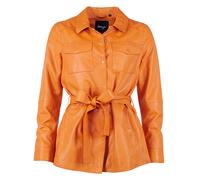 Lederjacke MAZE "42021100", Damen, Gr. S, orange, Obermaterial: 100% Lammleder; Innenfutter: 100% Baumwolle; Ärmelfutter: 100% Polyester, Jacken (27200352-S) orange