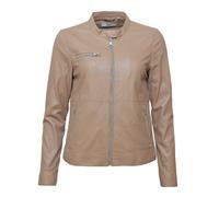 Lederjacke MAZE "42021104", Damen, Gr. XXL, grau (taupe), Obermaterial: 100% Lammleder / Innenfutter: 100% Baumwolle / Ärmelfutter: 100% Polyester, Jacken (21416266-XXL) taupe