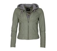 Lederjacke MAZE "42021133" Gr. XXL, grün (grün dust) Damen Jacken (94626160-XXL) grün dust