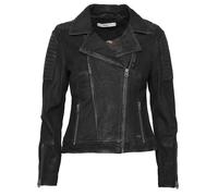 Lederjacke MAZE "42021147", Damen, Gr. M, schwarz, Obermaterial: 100% Lammleder. Innenfutter: 100% Baumwolle. Ärmelfutter: 100% Polyester, Jacken (91330515-M) schwarz