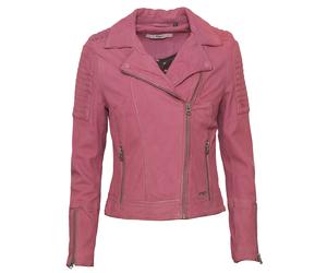Lederjacke MAZE "42021147", Damen, Gr. XXL, lila (schwarz orchid), Obermaterial: 100% Lammleder. Innenfutter: 100% Baumwolle. Ärmelfutter: 100% Polyester, Jacken (62284039-XXL) schwarz orchid