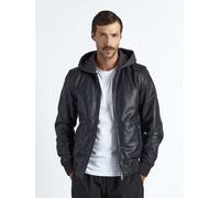 Lederjacke MAZE "42021199", Herren, Gr. XXL, schwarz, Obermaterial: 100% Lammleder; Futter: 100% Baumwolle; Ärmelfutter: 100% Polyester; Kapuzenfutter: 55% Baumwolle, 45% Polyester, ohne Bündchen, Jac