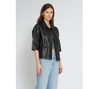 Lederjacke MAZE "42021227" Gr. XS, schwarz, Damen, Obermaterial: 100% Lammleder / Futter: 100% Viskose/ Ärmelfutter: 100% Polyester, Jacken (71627243-XS) schwarz