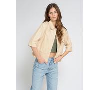 Lederjacke MAZE "42021227", Damen, Gr. XS, weiß (ivory), Obermaterial: 100% Lammleder; Futter: 100% Viskose; Ärmelfutter: 100% Polyester, Jacken (27109053-XS) ivory