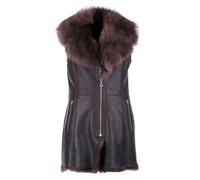 Lederjacke MAZE "4202145", Damen, Gr. M, braun, 100% Lammfell, Jacken (98262333-M) braun