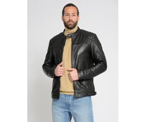 Lederjacke MAZE "4202243", Herren, Gr. 3XL, schwarz, Obermaterial: 100% Lammleder. Futter: 100% Baumwolle. Ärmelfutter: 100% Polyester, Jacken (60322505-XXXL) schwarz