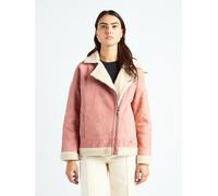 Lederjacke MAZE "42023020", Damen, Gr. L, rosa (dusty rose, natural), Obermaterial: 100% Lammleder; Futter: 100% Polyester, Jacken (24575920-L) dusty rose, natural