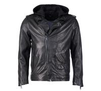 Lederjacke MAZE "42023042", Herren, Gr. XL, schwarz, Obermaterial: 100% Leder, Lamm / Futter: 91% Baumwolle, 9% Poleyester, ohne Bündchen, Jacken (40244566-XL) schwarz