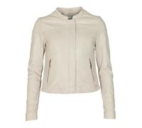 Lederjacke MAZE "42023067", Damen, Gr. XL, grau (harbor grau), 100% Leder, Lamm/ Futter: 100% Baumwolle/ Ärmelfutter: 100% Polyester, Jacken (60732867-XL) harbor grau