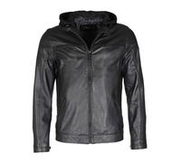 Lederjacke MAZE "42024130", Herren, Gr. L, schwarz, Oberstoff: 100% Lammleder / Futter: 100% Baumwolle / Ärmelfutter: 100% Polyester / Kapuze: 65% Baumwolle, 35% Polyester, Jacken (19932466-L) schwarz