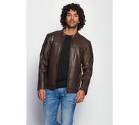 Lederjacke MAZE "51Rocha", Herren, Gr. M, braun, Obermaterial: 100% Lammleder / Futter: 100% Baumwolle / Ärmelfutter: 100% Polyester, ohne Bündchen, Jacken (29491648-M) braun