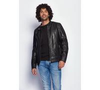 Lederjacke MAZE "71Jack", Herren, Gr. L, schwarz, Obermaterial: 100% Lammleder; Futter: 100% Baumwolle; Ärmelfutter: 100% Polyester, ohne Bündchen, Jacken (83893456-L) schwarz