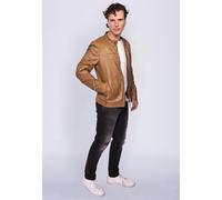 Lederjacke MAZE "71Jack", Herren, Gr. M, braun (cognac), Obermaterial: 100% Lammleder; Futter: 100% Baumwolle; Ärmelfutter: 100% Polyester, ohne Bündchen, Jacken (91051346-M) cognac