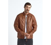 Lederjacke MAZE "71Jack", Herren, Gr. XL, braun (cognac), Obermaterial: 100% Lammleder; Futter: 100% Baumwolle; Ärmelfutter: 100% Polyester, ohne Bündchen, Jacken (91051346-XL) cognac