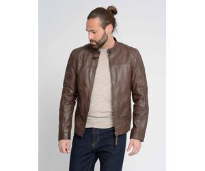 Lederjacke MAZE "71Jack", Herren, Gr. XL, braun, Obermaterial: 100% Lammleder; Futter: 100% Baumwolle; Ärmelfutter: 100% Polyester, ohne Bündchen, Jacken (25581453-XL) braun