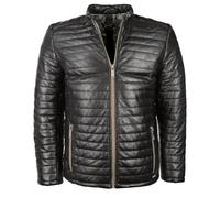 Lederjacke MAZE "Alaska", Herren, Gr. S, schwarz, Obermaterial: 100% Lammleder; Innenfutter: 100% Polyester; Wattierung 100% Polyester, Jacken (49814644-S) schwarz