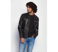Lederjacke MAZE "Flint", Herren, Gr. 3XL, schwarz, Obermaterial: 100% Lammleder. Futter: 100% Polyester, ohne Bündchen, Jacken (93004007-XXXL) schwarz