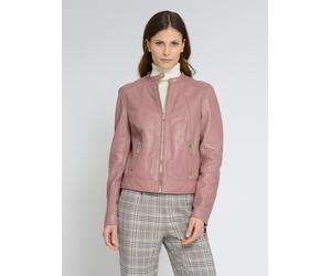 Lederjacke MAZE "Grenada", Damen, Gr. M, rosa (deep rose), Obermaterial: 100% Lammleder. Futter: 100% Polyester, Jacken (42192653-M) deep rose