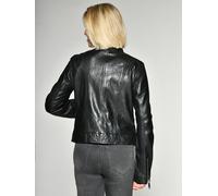 Lederjacke MAZE "Grenada", Damen, Gr. M, schwarz, Obermaterial: 100% Lammleder; Futter: 100% Polyester, Jacken (49315265-M) schwarz