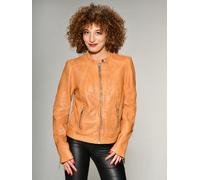 Lederjacke MAZE "Grenada", Damen, Gr. XL, braun (cognac), Obermaterial: 100% Lammleder; Futter: 100% Polyester, Jacken (34400820-XL) cognac