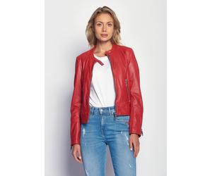 Lederjacke MAZE "Grenada", Damen, Gr. XS, rot, Obermaterial: 100% Lammleder. Futter: 100% Polyester, Jacken (76795441-XS) rot